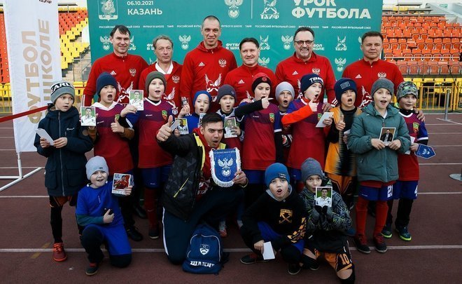 Russian Football Union and TAIF make young Tatarstan residents’ dream a reality: football classes and match with legends of Russian national team