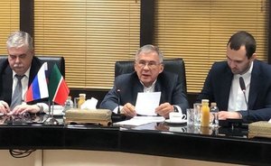 Rustam Minnikhanov meets Minister of Industry, Mine and Trade of Iran