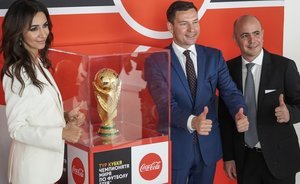 ''The World Cup trophy could not but visit the sports capital of Russia''