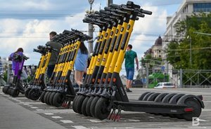 Number of e-scooter parking areas to reduce in Kazan because of imposition of their borders on private land
