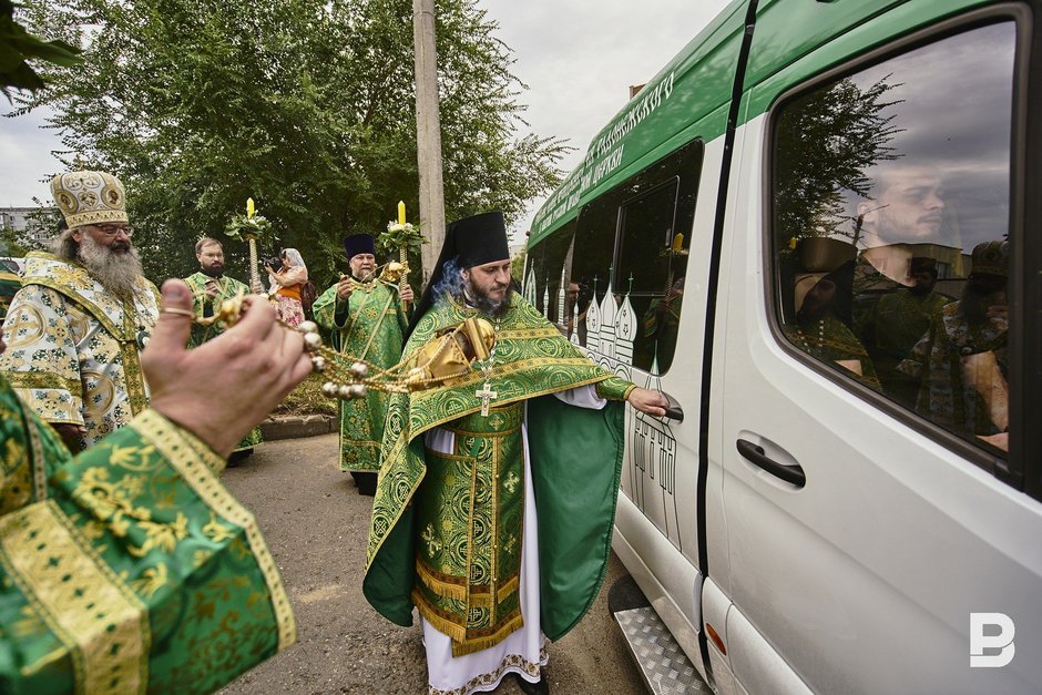 Reliquary with relics of Sergius of Radonezh arrives in Kazan