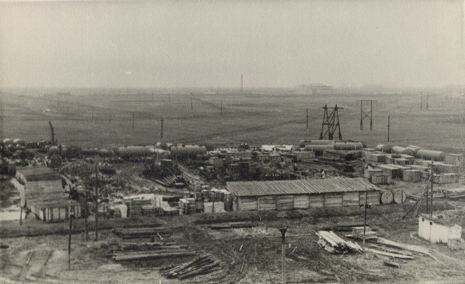Beginning of the plant's construction.