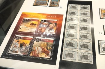 At the Kul Sharif Mosque, they told about Islam through postage stamps