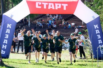 TAIF-NK employees in the top of Corporate Cross-Country Race