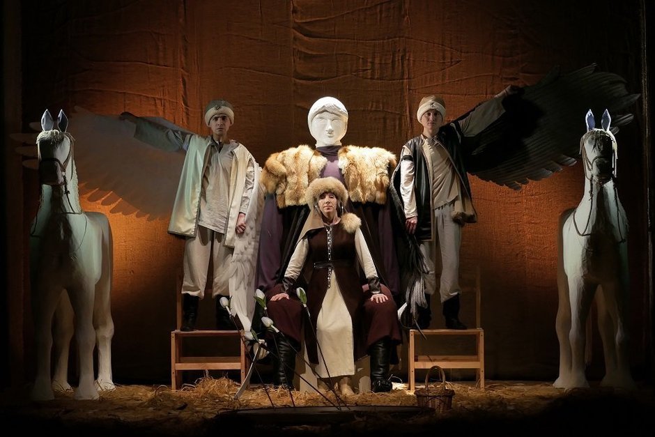 Ilnur Garifullin presented “Sak-Sok” at the Menzelinsky theater as an ancient Turkic epic