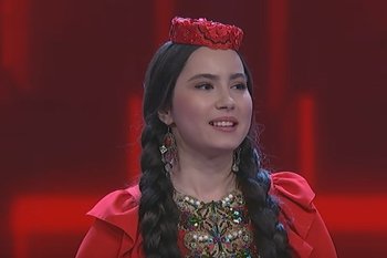 Saida Mukhametzyanova sings in Tatar at Uzbekistan’s The Voice